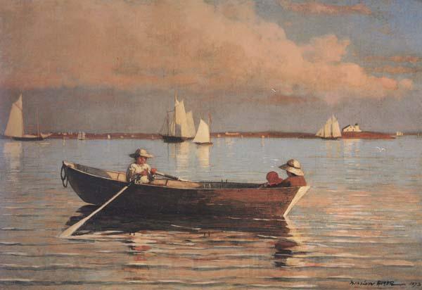 Winslow Homer Gloucester Harbor (mk44) Norge oil painting art